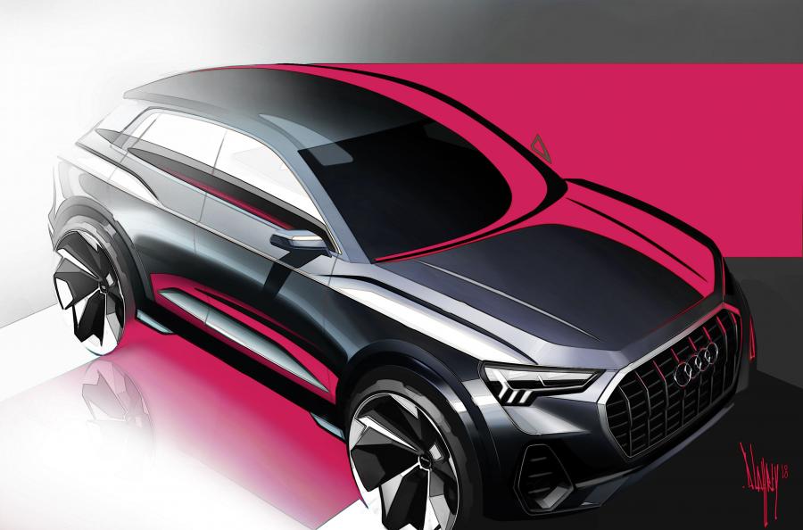 Эскиз Audi Q3 Advanced 2018 года  (WW) (фото 14 из 46)